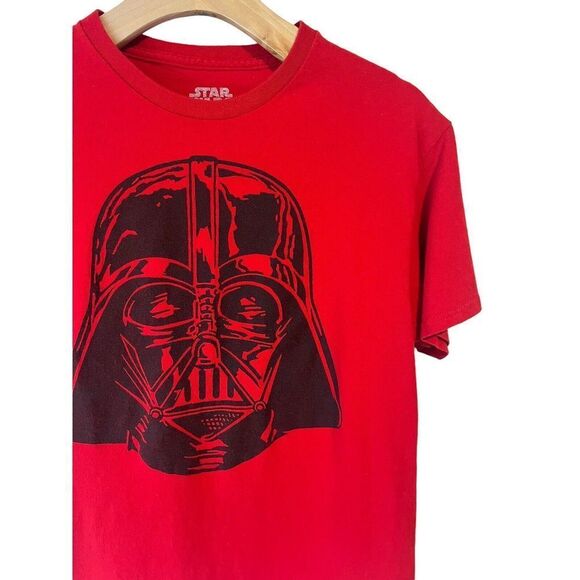 Star Wars Shirt Mens Medium Red Short Sleeve Darth Vader Fifth Sun Tee Shirt - Picture 4 of 8